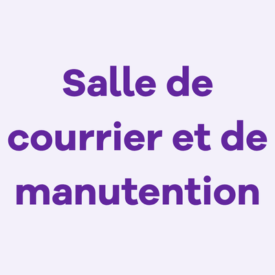 Image Salle de courrier et manutention